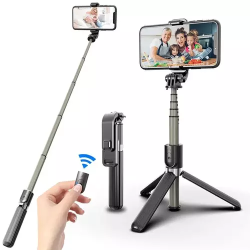  New 6 In 1 Wireless Bluetooth Selfie Stick TK