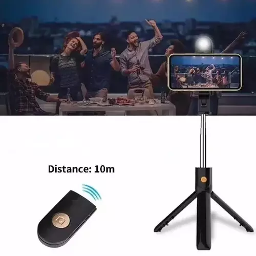 New 6 In 1 Wireless Bluetooth Selfie Stick TK