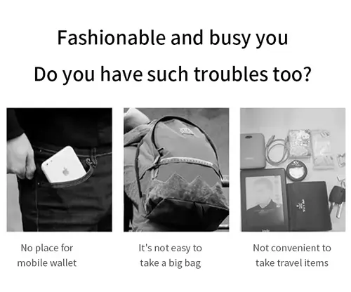 Casual Portable Men’s Waist Bag TK