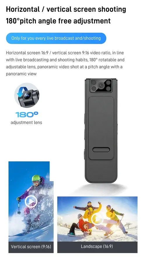 NOUVELLE caméra HD 1080P à réduction de bruit TK
