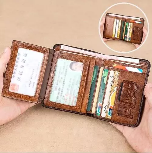 Male Genuine Leather Wallets TK