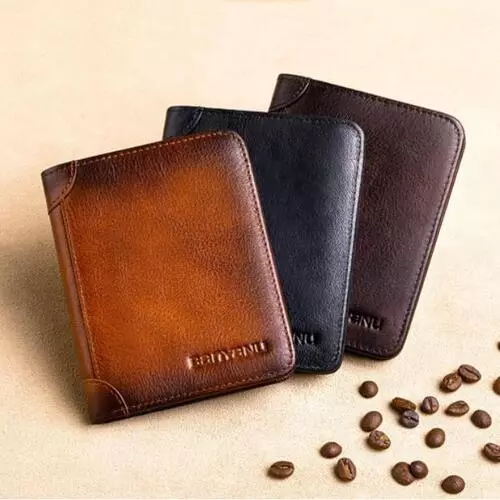 Male Genuine Leather Wallets TK