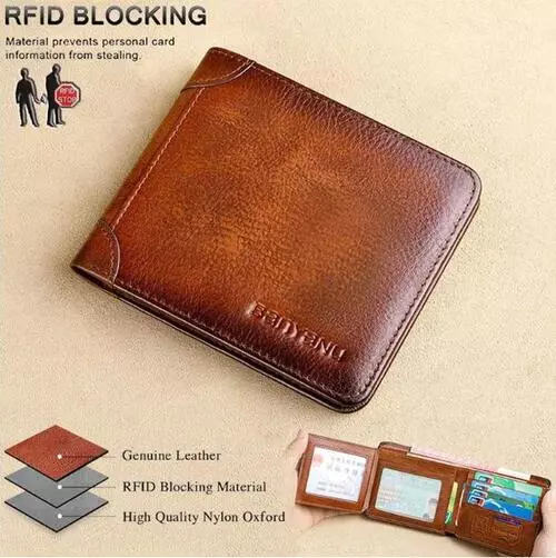 Male Genuine Leather Wallets