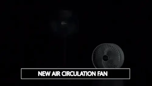 Retractable fan TK