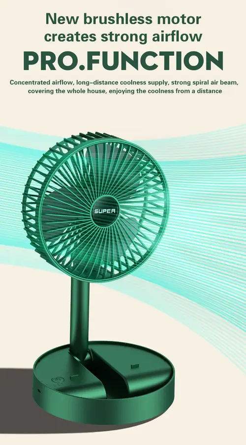 Retractable fan