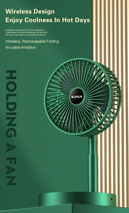 Retractable fan TK