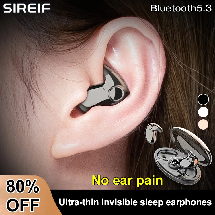 Ultra-thin mini in-ear sleep earphones