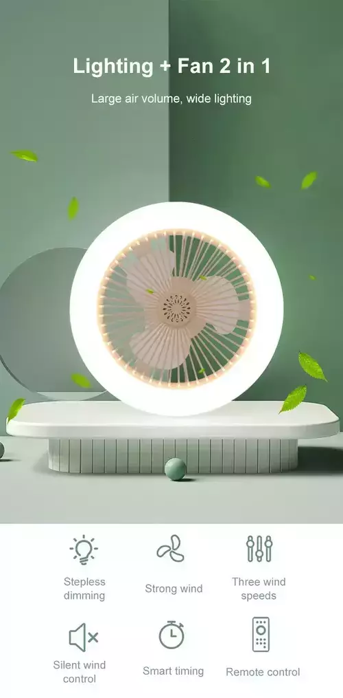 Lumière de ventilateur LED – TK