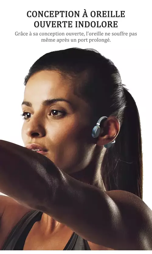 Écouteurs Bluetooth à conduction osseuse AR